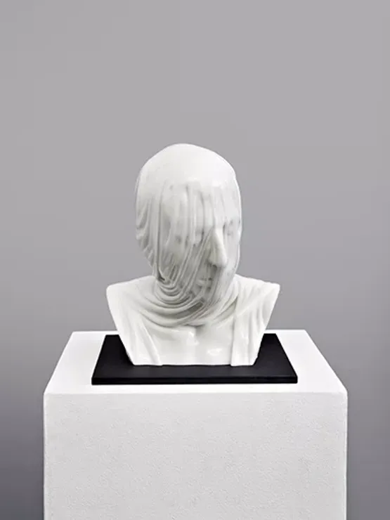 Temporal Sitter Bust by Kevin Francis Gray contemporary artwork Sculpture