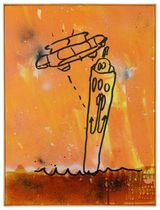 Ufo by Walter Dahn contemporary artwork painting