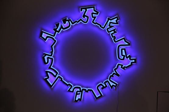 The night or with its day by He An contemporary artwork Mixed Media
