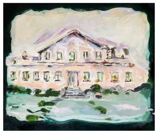 The Hospital Island Seili by Anna Tuori contemporary artwork Painting