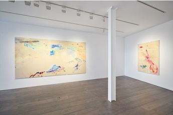 Contemporary art exhibition Araminta Blue sun wreck at rosenfeld London United Kingdom