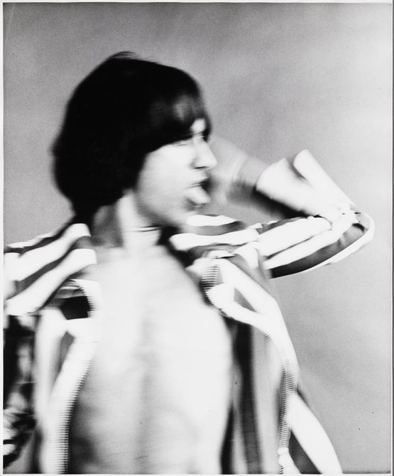 Iggy Pop in Striped Jacket by Peter Hujar contemporary artwork Photography
