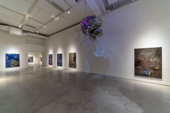 Contemporary art exhibition Yang Mao-Lin Wanderers of the Abyssal Darkness II Somber Seas at Tina Keng Gallery Taipei Taiwan