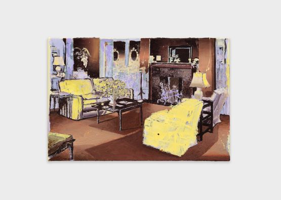 Salon 25 by Matthias Weischer contemporary artwork Painting