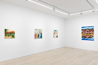 Contemporary art exhibition Genieve Figgis Immortal Reflection at Almine Rech New York Upper East Side United States