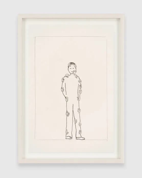 Touched For Wall Drawing by David Byrne contemporary artwork Works on Paper