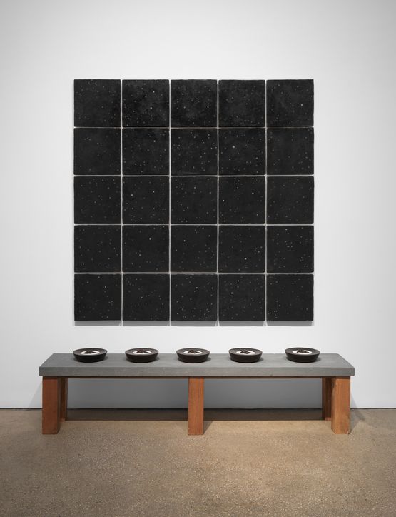 Sheeps Milk and the Cosmos for Elizabeth Rawlings Hogan by Michelle Stuart contemporary artwork Sculpture