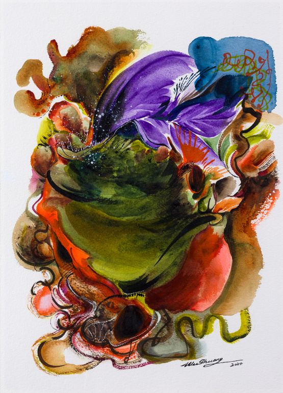 Romance by Wu Shuang contemporary artwork Works on Paper