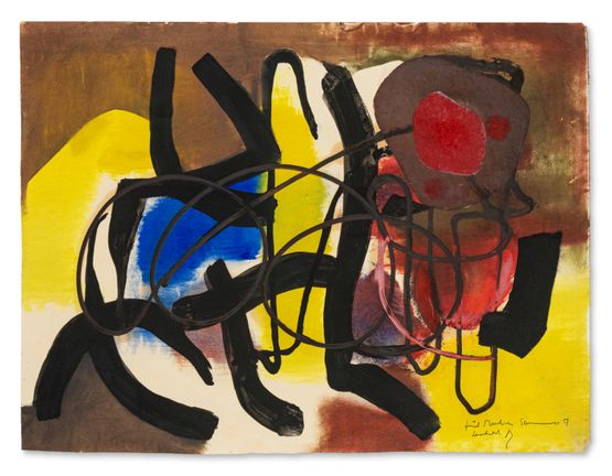 Ohne Titel by Fritz Winter contemporary artwork Painting