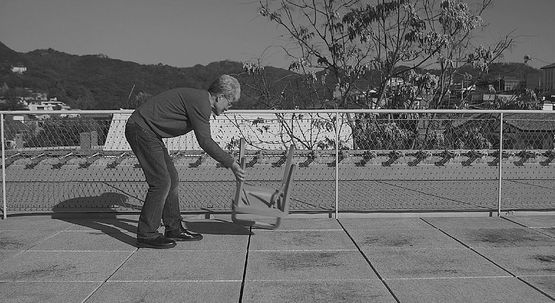 Falling chairHomage to Pina by Ahn Kyuchul contemporary artwork Moving Image