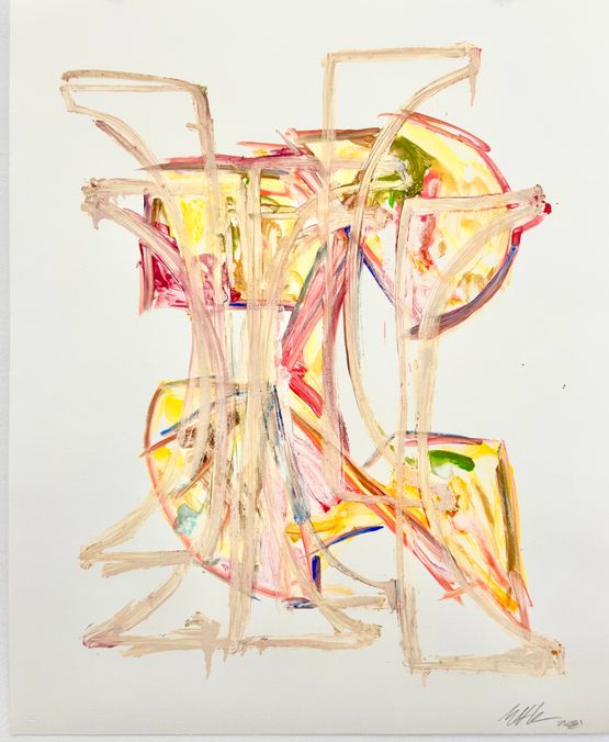 Girl With Cut Outs A by Wyatt Kahn contemporary artwork Print
