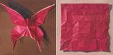 Folds and Creases 2 by Fadilah Karim contemporary artwork painting works on paper