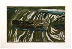 Julie Swimming II by Billy Childish contemporary artwork Works on Paper