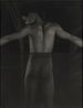 Male nude with black vetti by Lionel Wendt contemporary artwork Sculpture