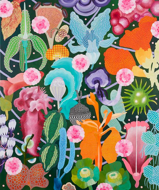 Fiesta by Michael McHugh contemporary artwork Painting