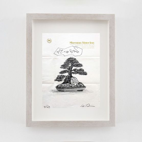 Sheraton Motor Inn Bonsai on the Rocks by Daniel Arsham contemporary artwork Works on Paper