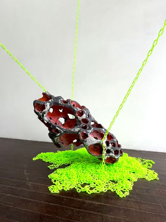 Chain Link Strategy Upper Jaw by Hyun Nahm contemporary artwork Sculpture
