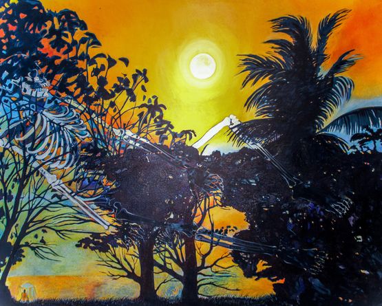 Rest by Sriwan Janehuttakarnkit contemporary artwork Painting