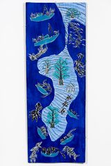 Gunyaara by Dhambit Mununggurr contemporary artwork painting