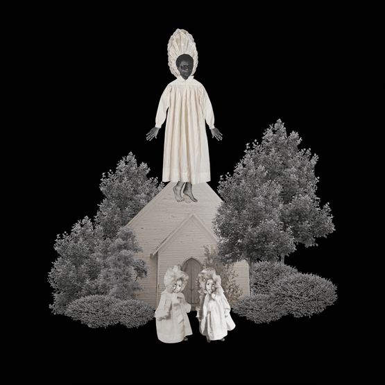 Hiding in Plain Sight by Tshepiso Moropa contemporary artwork Works on Paper