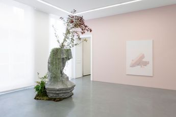 Contemporary art exhibition Ivan Argote PREMONITIONS at Perrotin Paris Marais France