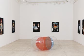 Contemporary art exhibition Hanakam  Schuller Cosmic Commissioner at Galerie Krinzinger Seilerstatte 16 Vienna Austria