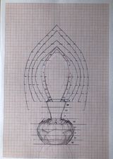 untitled drawing for Oblivion  6 Samenkorn Nr. 6 by Morio Nishimura contemporary artwork drawing works on paper