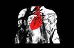 The Heart a Red Circle by Abed Al Kadiri contemporary artwork Moving Image