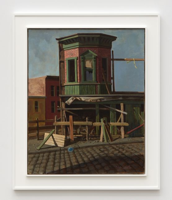 Untitled Urban Landscape by Hughie Lee-Smith contemporary artwork Painting
