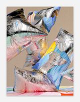 Silver Dream Pillows - Coalesce After Warhol by Matthew Stone contemporary artwork print