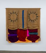 Alphabet Pockets by Don Driver contemporary artwork mixed media textile