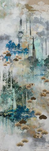 Vertical Gardens 2 by Deborah Mckellar contemporary artwork painting