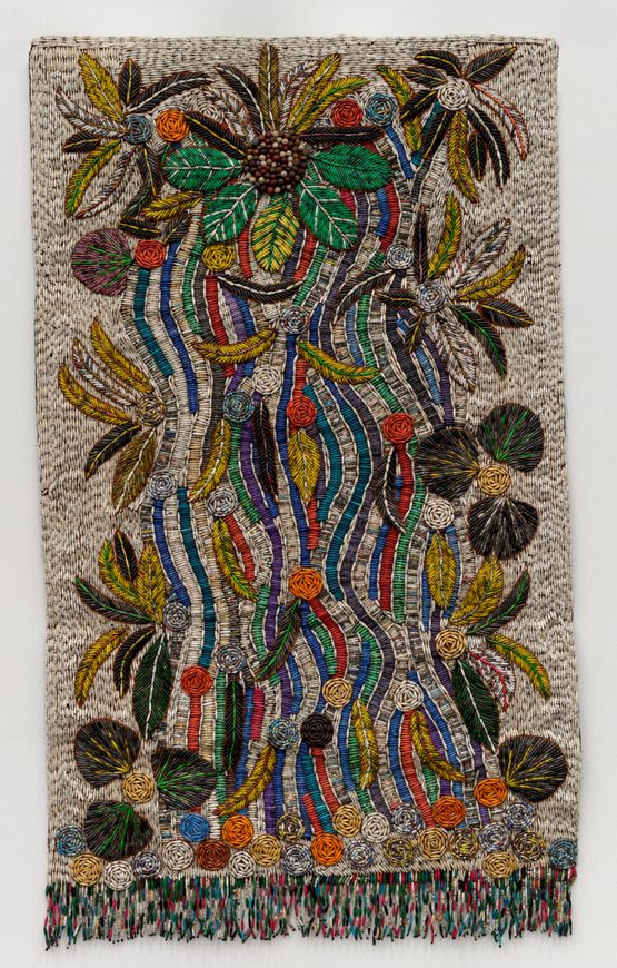 Life of a Tree by Sanaa Gateja contemporary artwork Textile