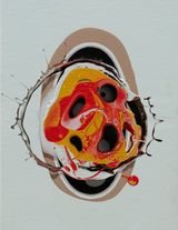 Jinete II by Jose Castiella contemporary artwork painting works on paper