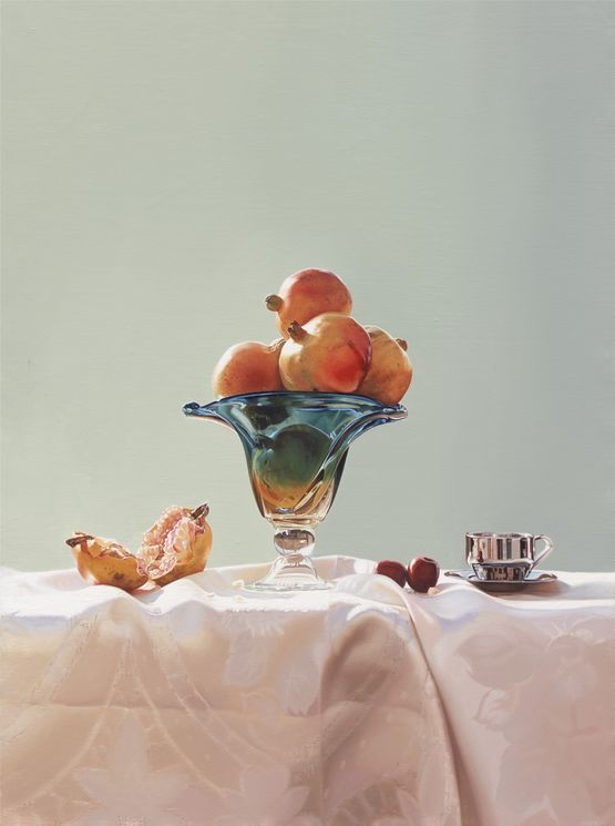 Afternoon by Mi Qiaoming contemporary artwork Print
