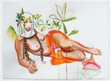Guahi 1 by Gisela Mcdaniel contemporary artwork drawing painting works on paper