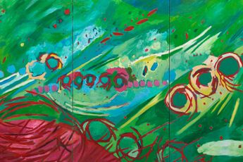 Contemporary art exhibition Mildred Thompson Mildred Thompson Cosmos Calling at Galerie Lelong  Co. New York United States