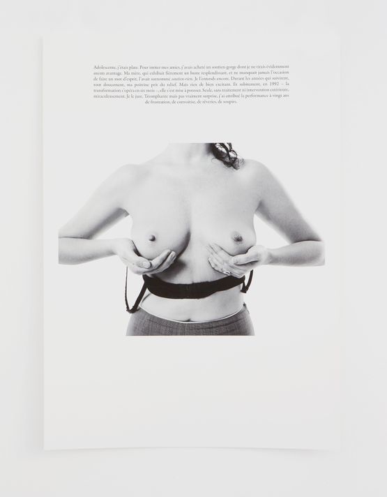 Les seins miraculeux FR  by Sophie Calle contemporary artwork Print