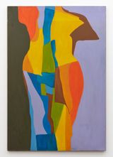 Hard Edge 9 - FormFractured Movement by Betty Blayton contemporary artwork painting works on paper