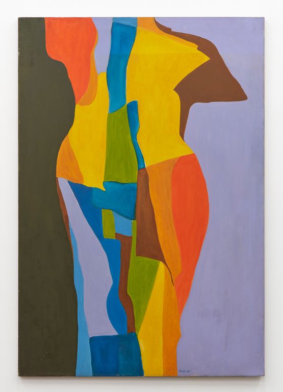 Hard Edge 9 - FormFractured Movement by Betty Blayton contemporary artwork Painting