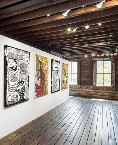 Vincent Namatjira Features Alongside Iwantja Arts Members in New York