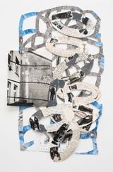 The Observer Leaves Her Stationary Post by Chris Reinecke contemporary artwork works on paper
