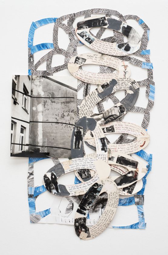 The Observer Leaves Her Stationary Post by Chris Reinecke contemporary artwork Works on Paper