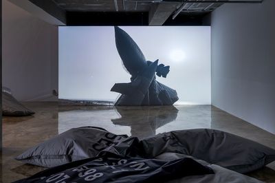 Fiona Banners Pranayama Typhoon Breathes Through a World in Crisis