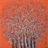 Red Forest HSE11723 by Professor Ablade Glover contemporary artwork painting