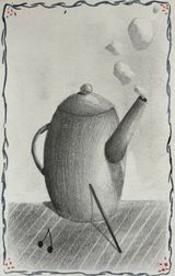 Untitled by Nicolas Party contemporary artwork drawing works on paper