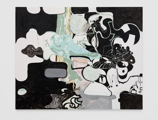 Middle Game 2 by Michael Williams contemporary artwork Painting