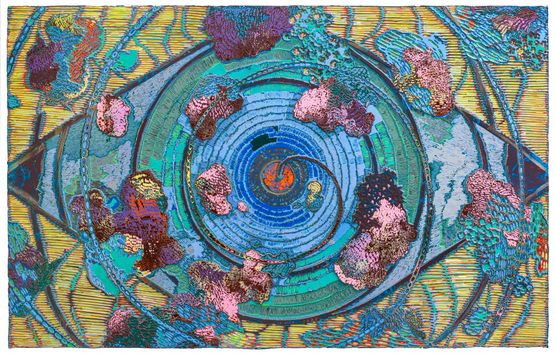 Heavenly Eyes 20250129 by Jiang Miao contemporary artwork Painting