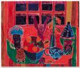 Laughing Cat Frankel and Mandarin by Tal R contemporary artwork Painting