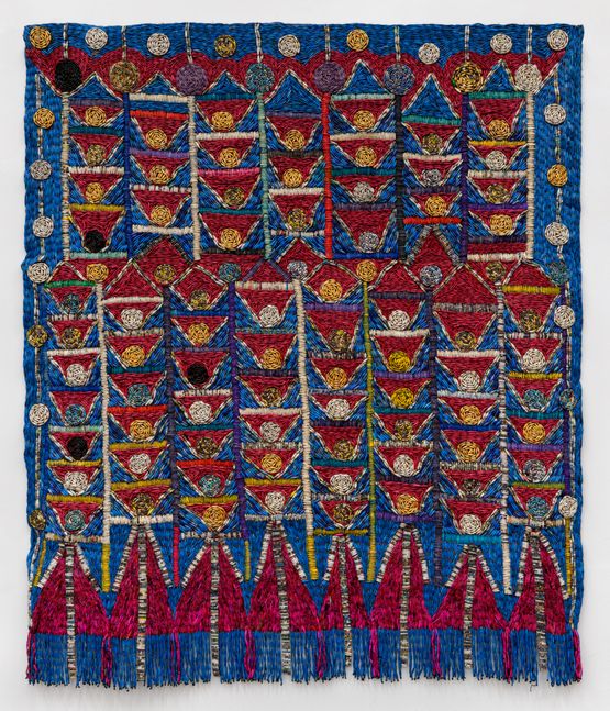 Granary by Sanaa Gateja contemporary artwork Textile